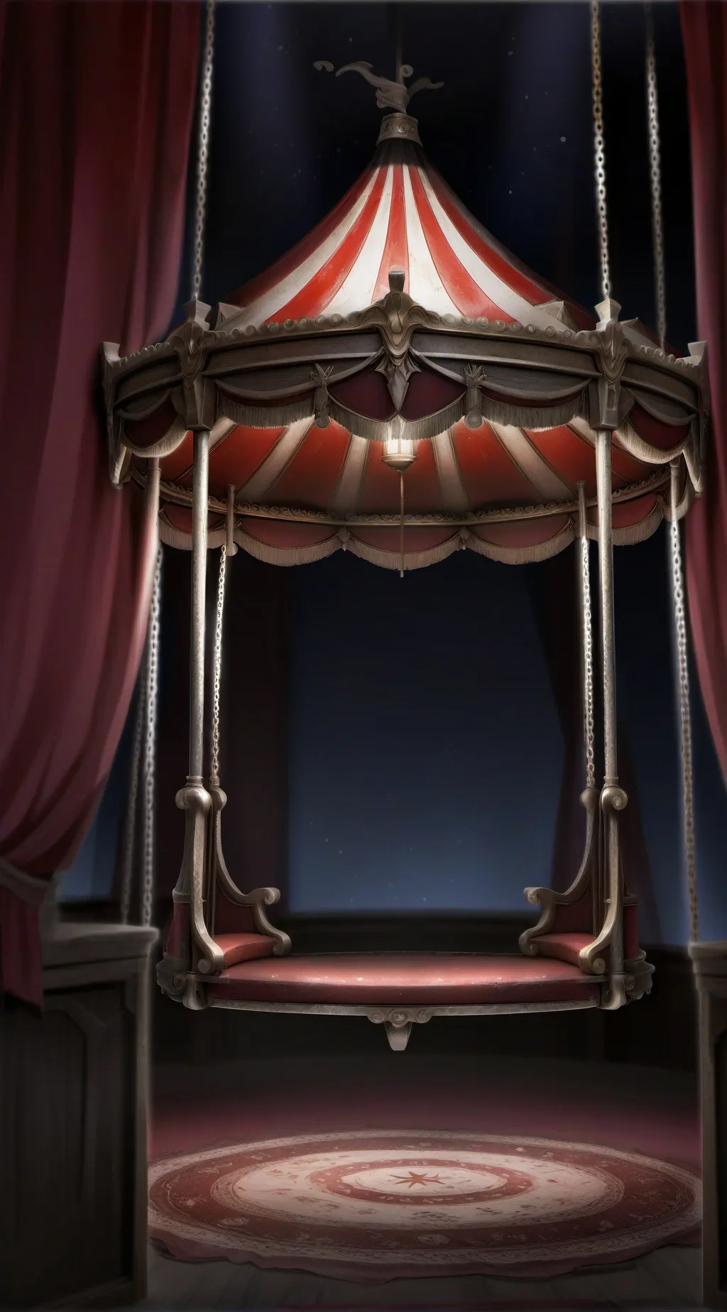 ai character: circus background