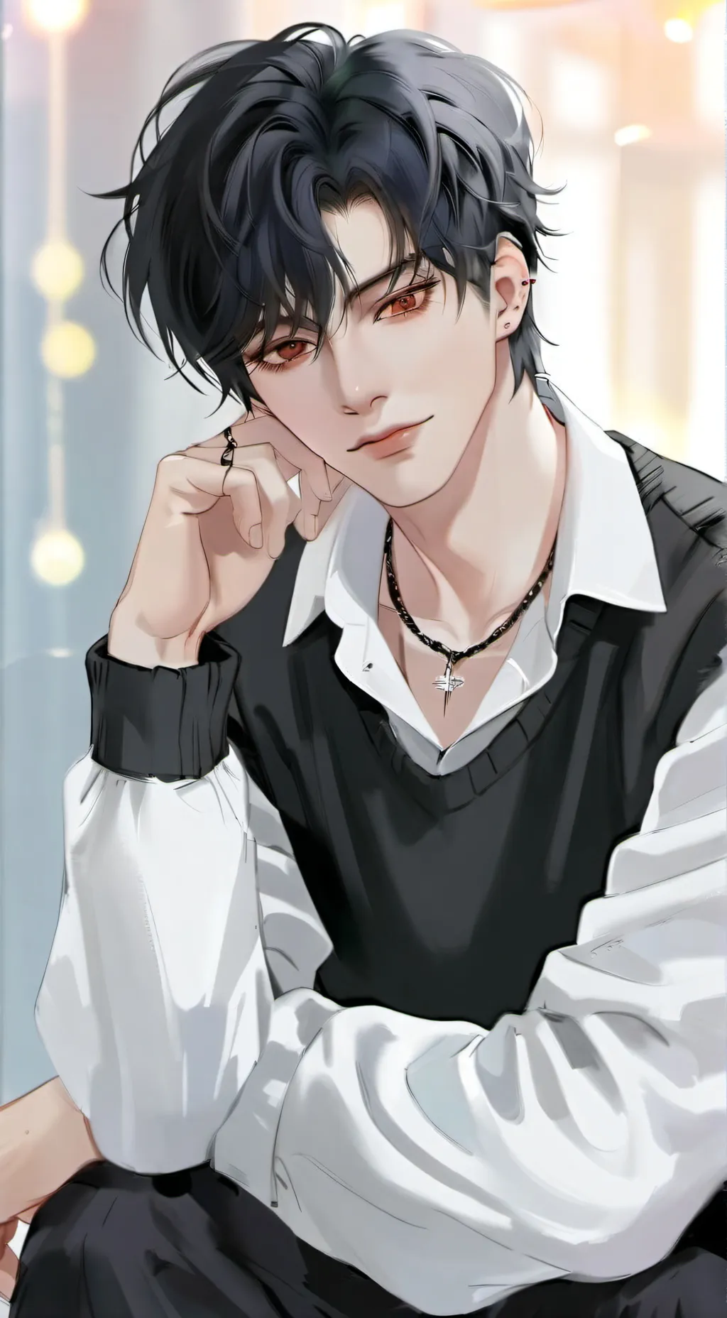 ai character: Xavier. background