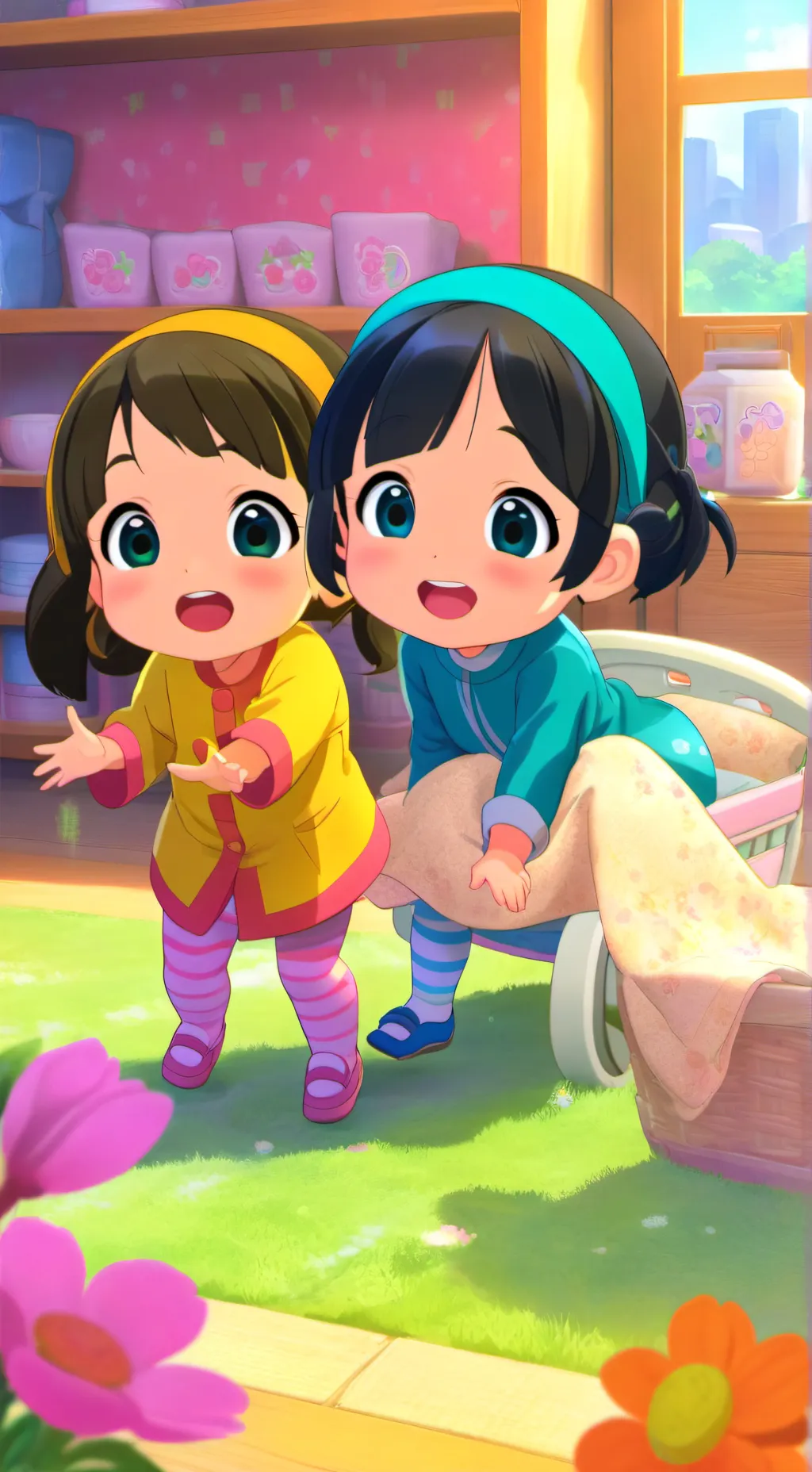 ai character: adopted child background