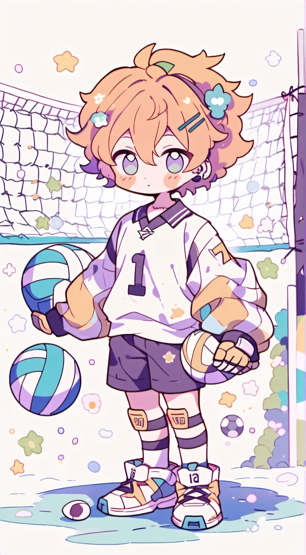 ai character: Haikyuu tournament background