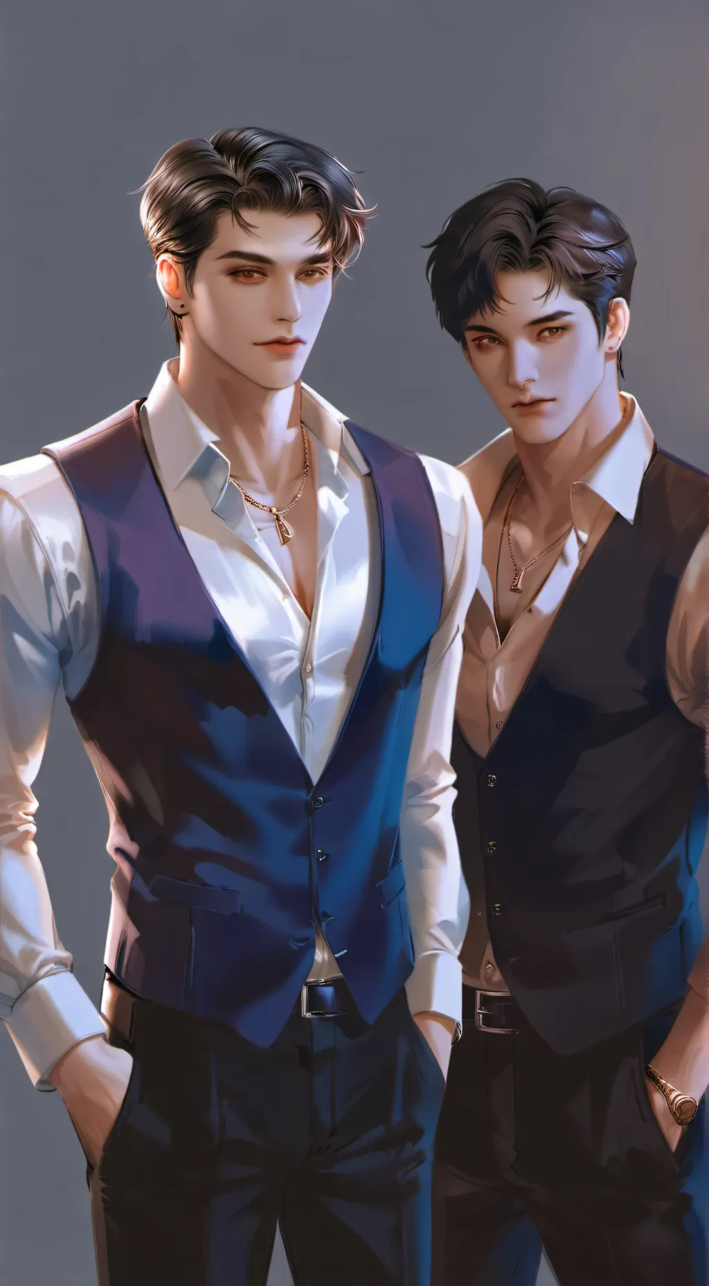 ai character: Taim and Mario  background