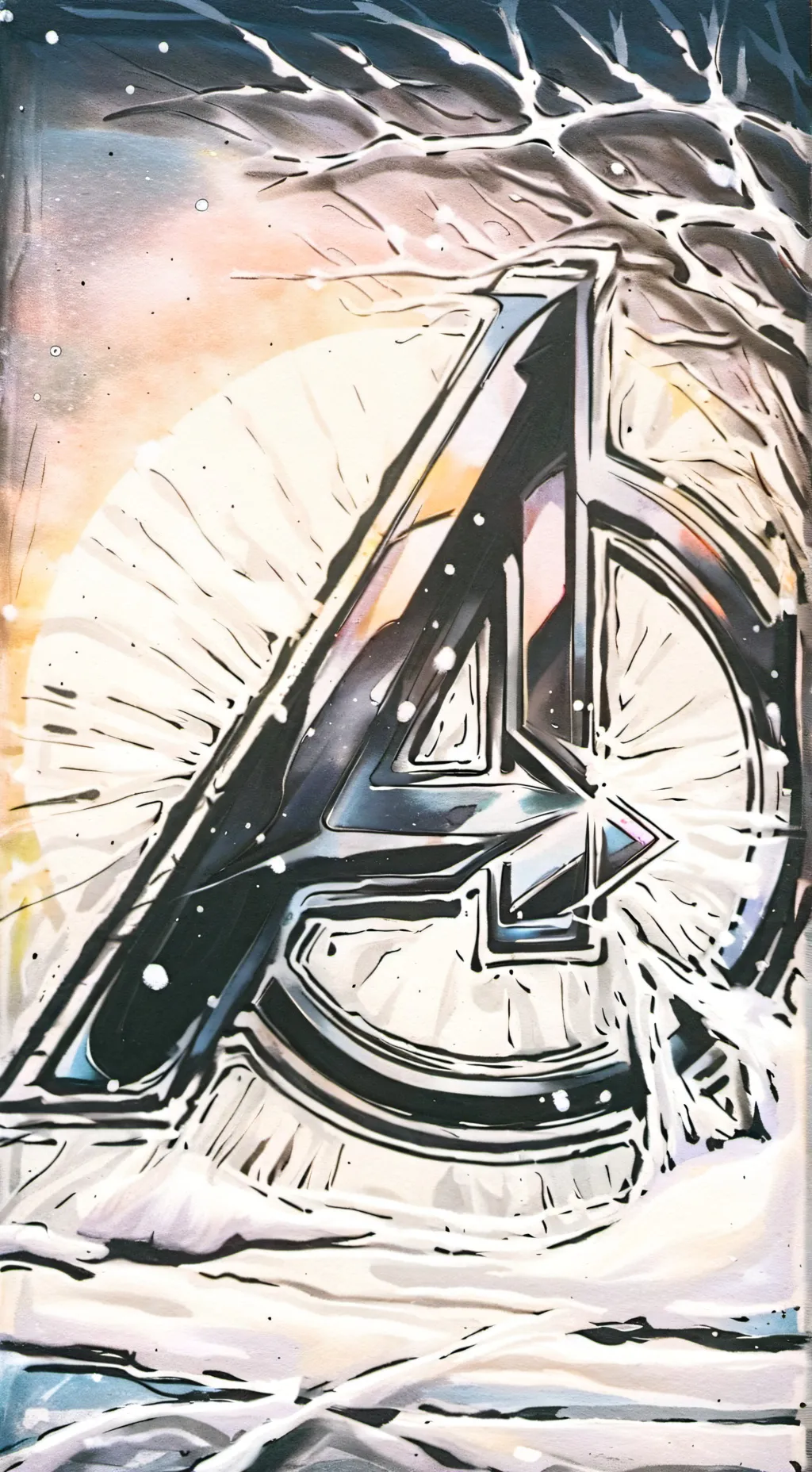 ai character: Avengers (❄️) background