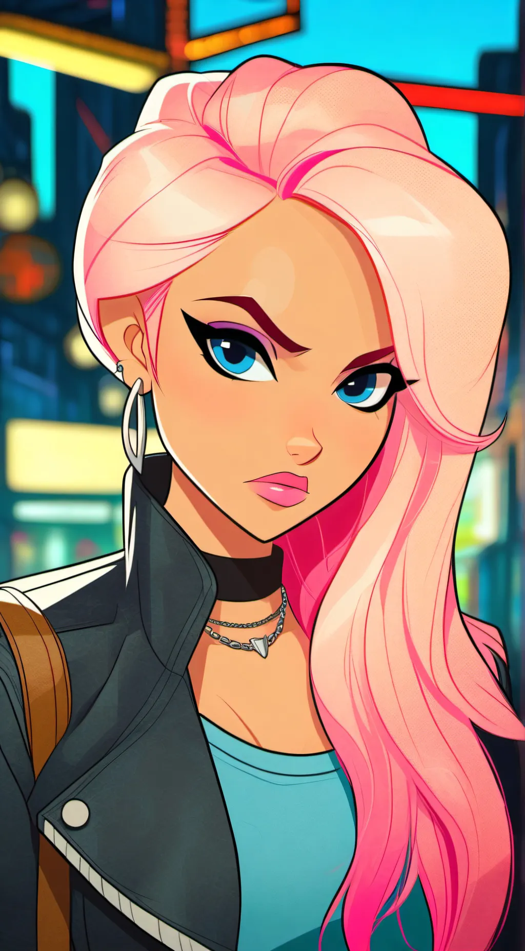 ai character: zoe background