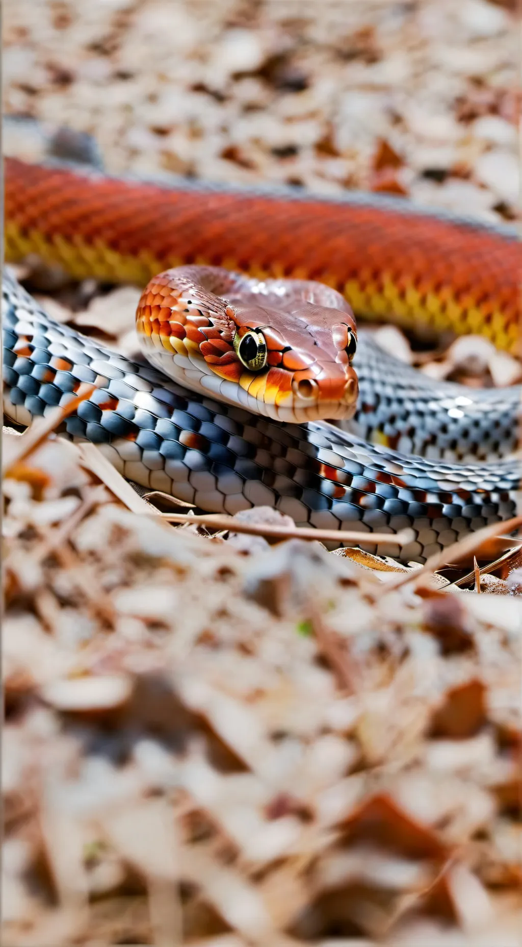ai character: Corn Snake eggs background