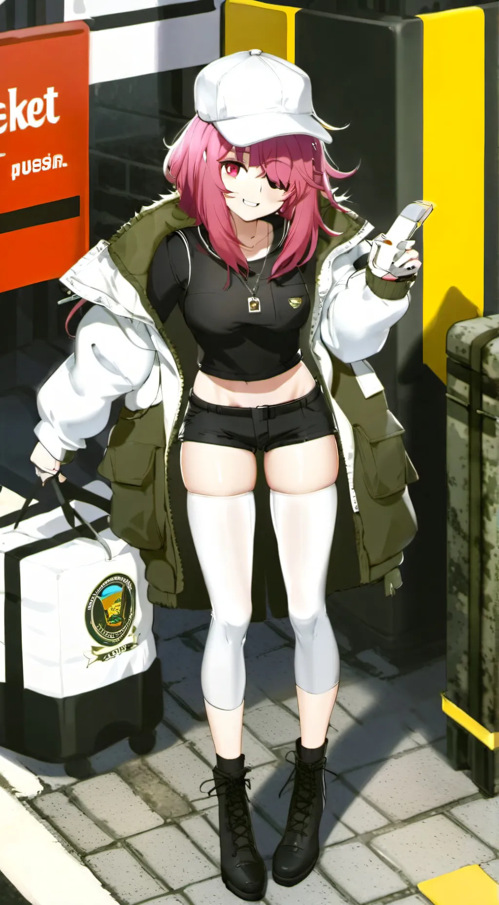 ai character: Abby ￼ background