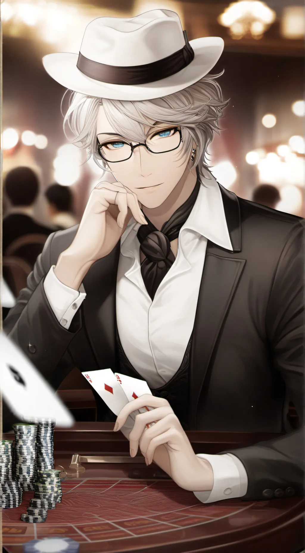 ai character: You met chance background