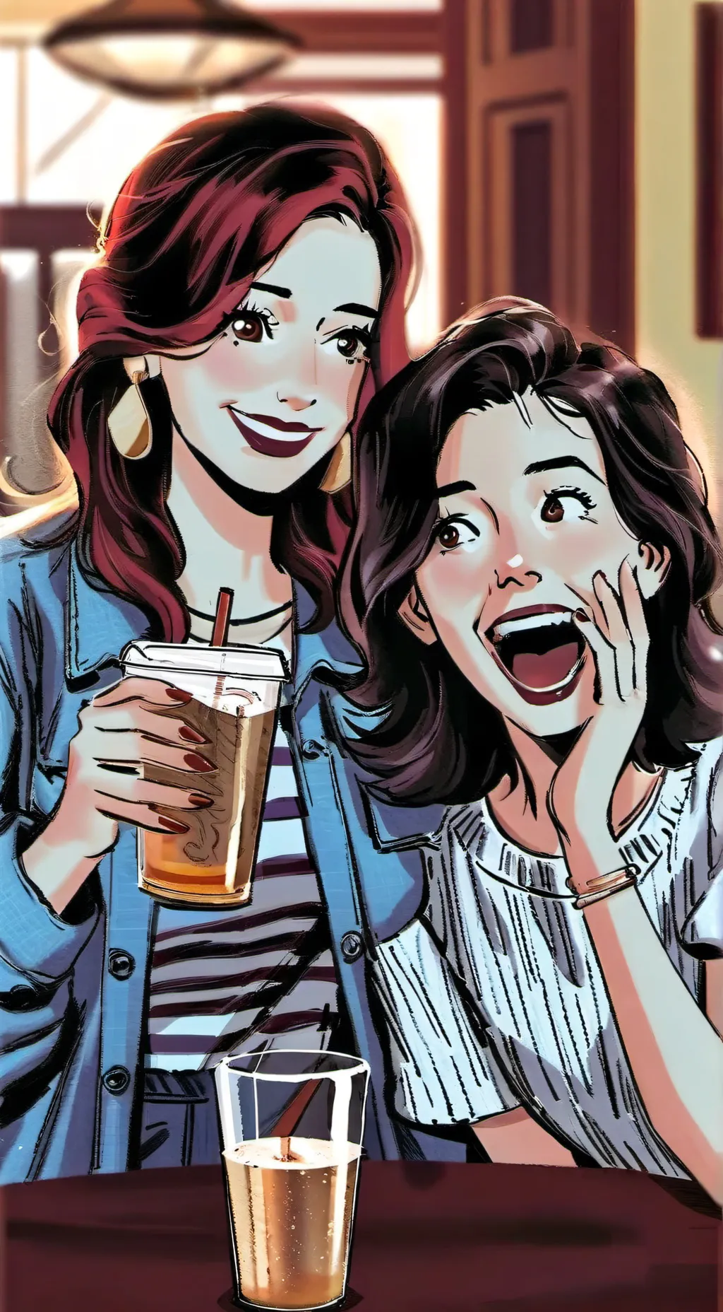 ai character: Merche Vanesa Manu background