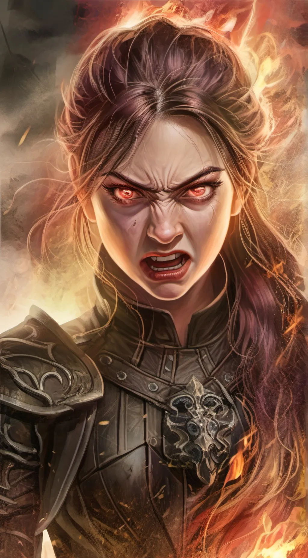 ai character: Girl background