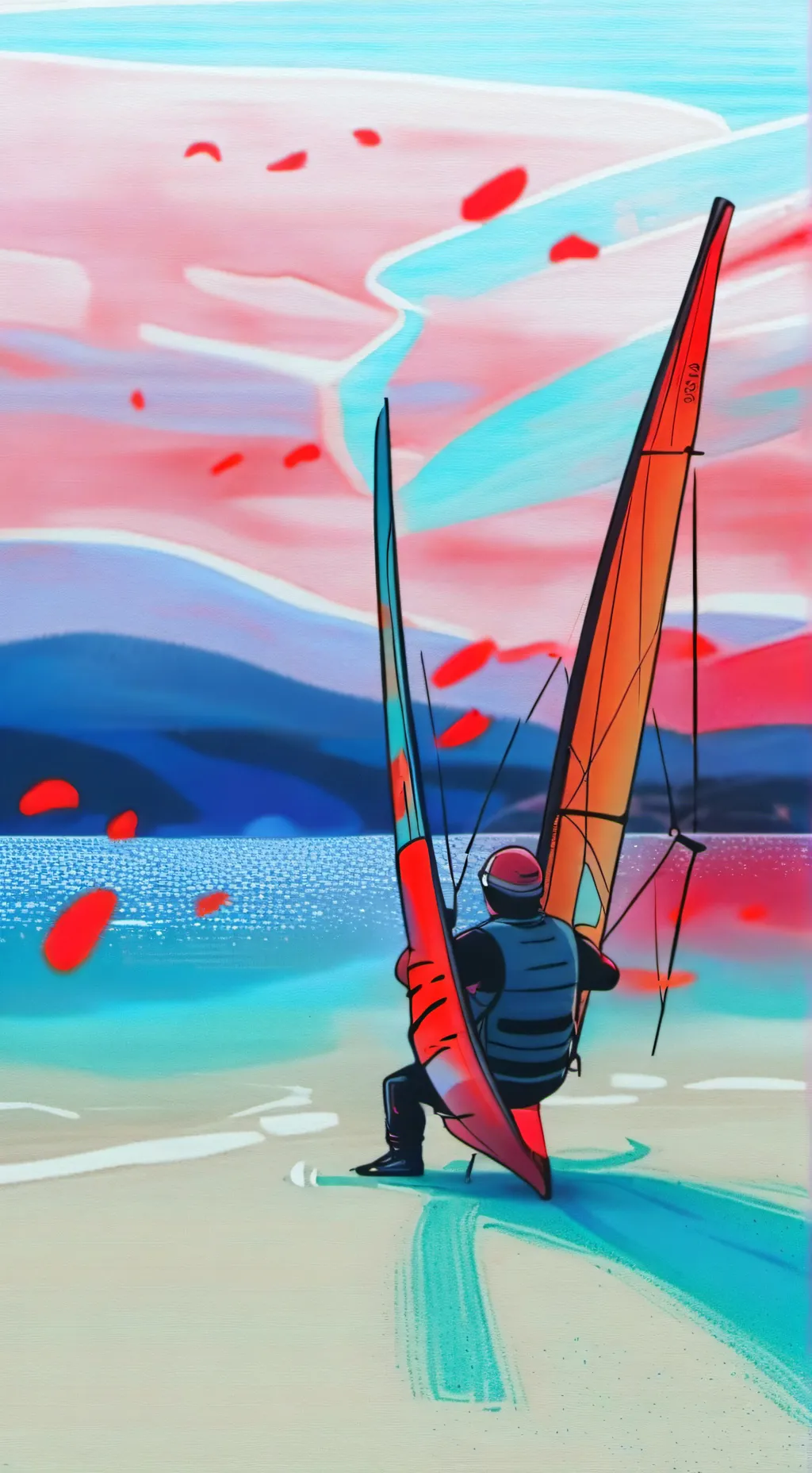 ai character: bluudud coolkid  background