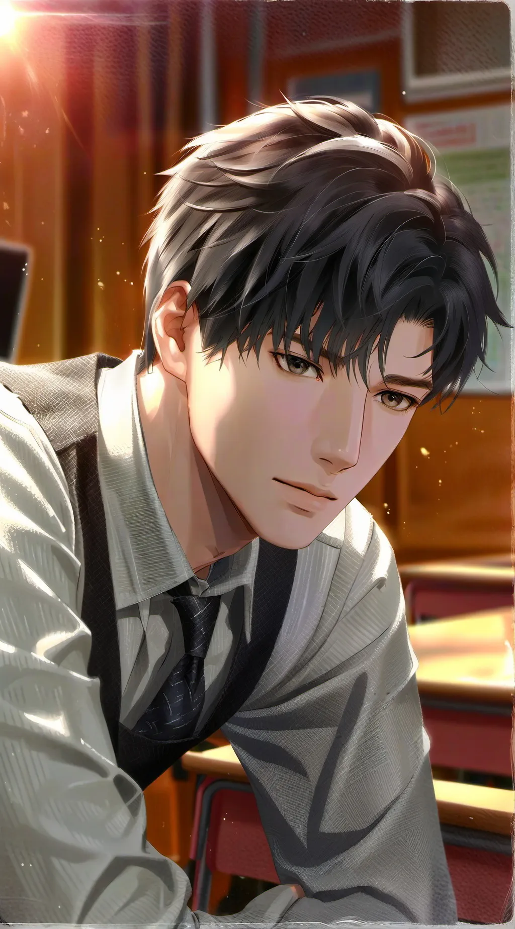 ai character: Lee Know background