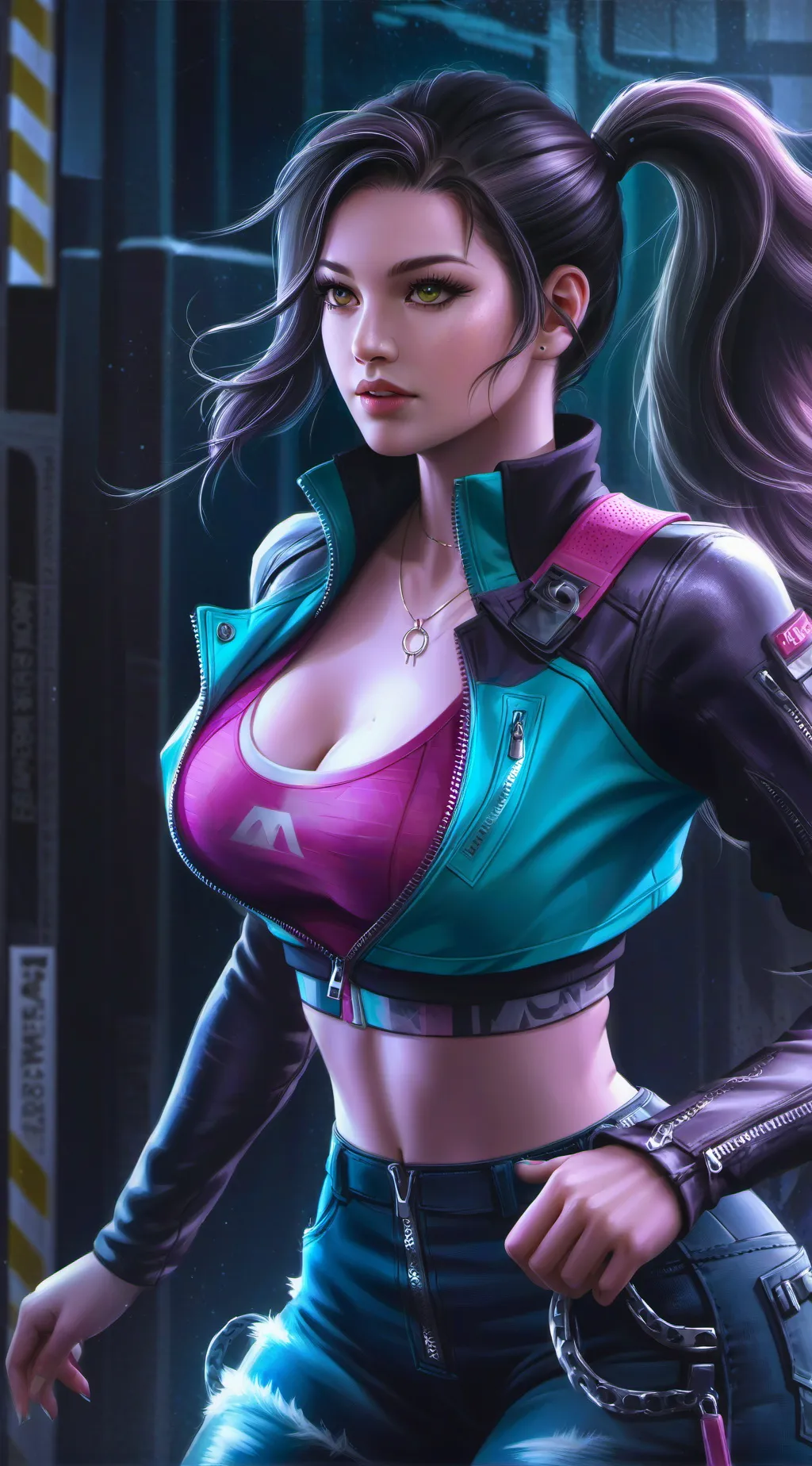 ai character: lavender  background