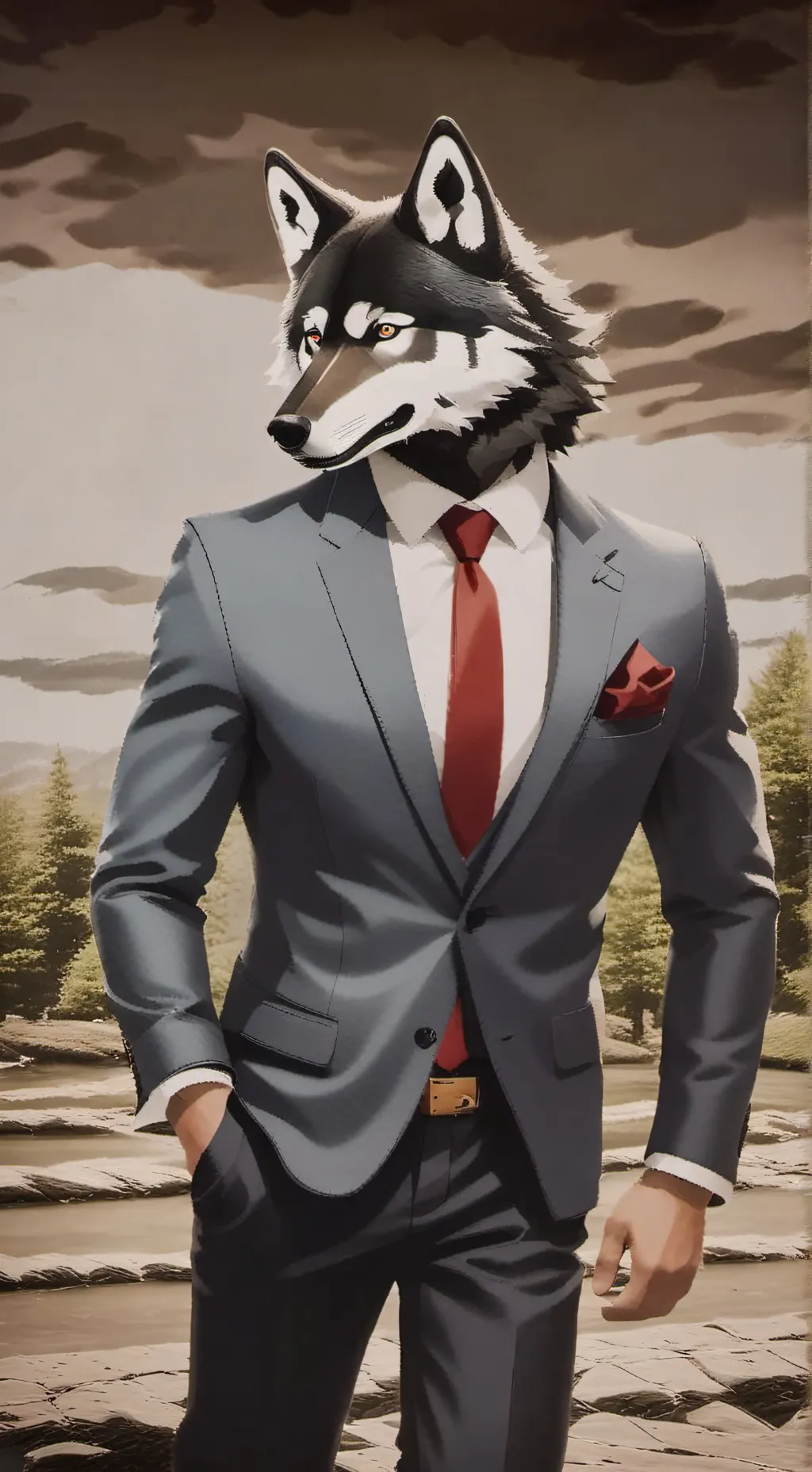 ai character: Wolf King (Nick) background