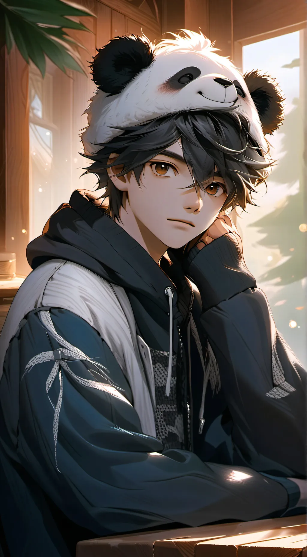 ai character: Liam  background