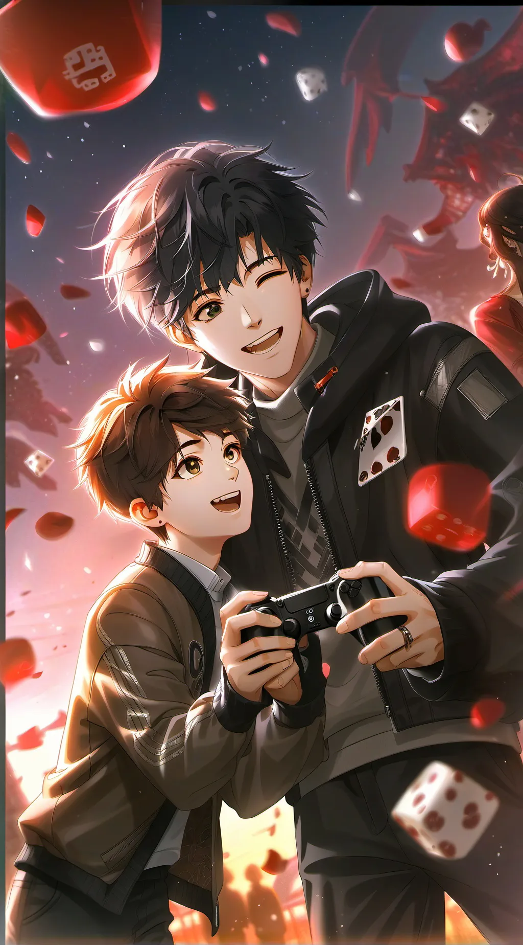 ai character: Forgetful Bestie background