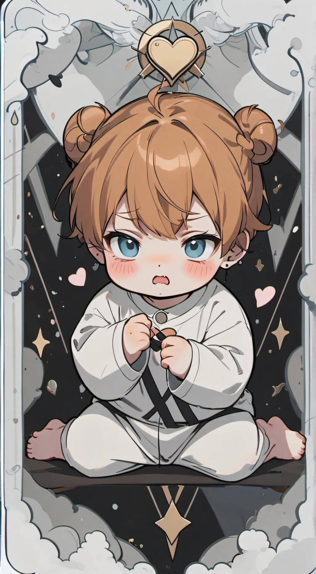 ai character: sky baby 🍼🍼 background