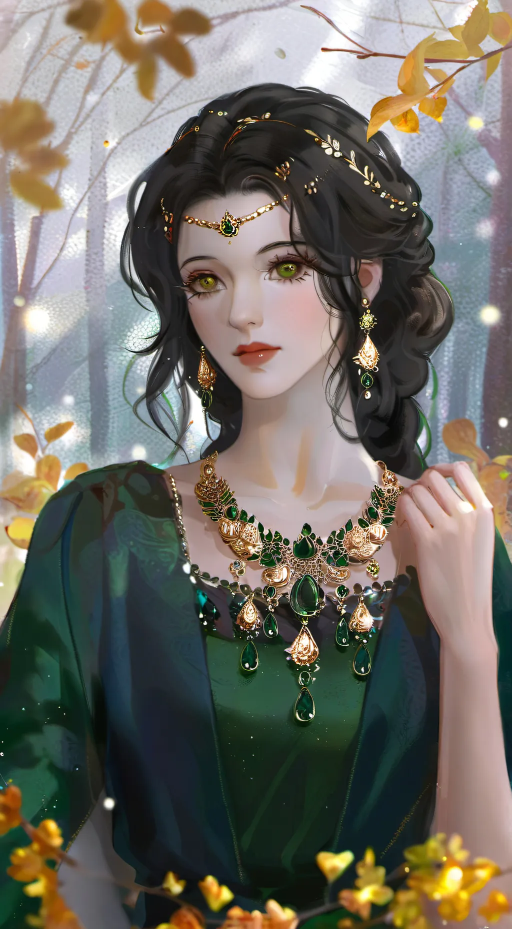 ai character: Lila(I used ai)  background