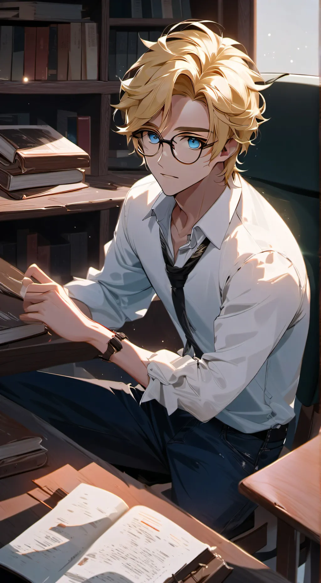 ai character: Caleb background