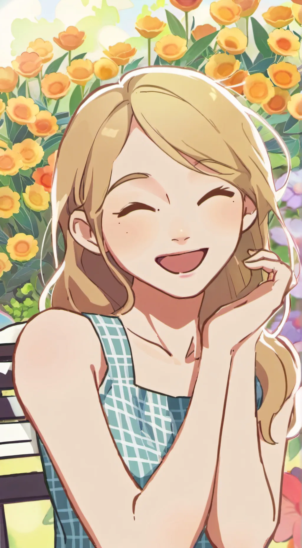 ai character: Emerald background