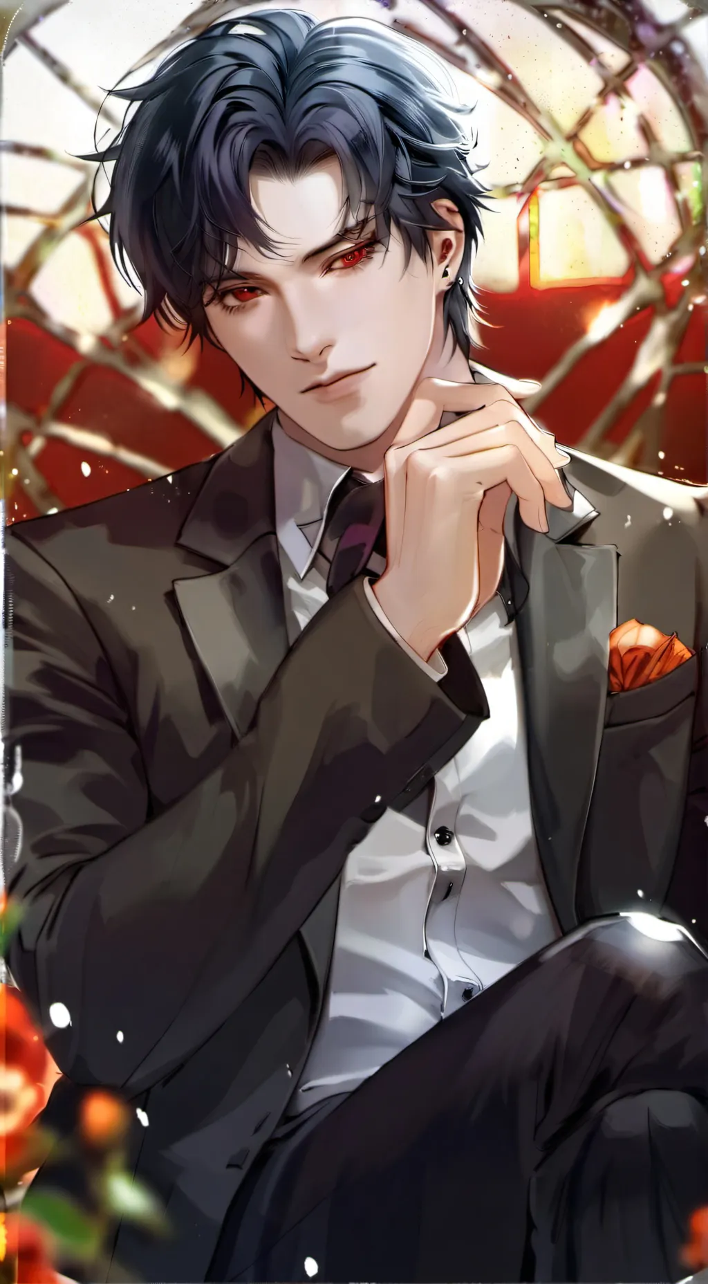 ai character: ☆-Tobias || background