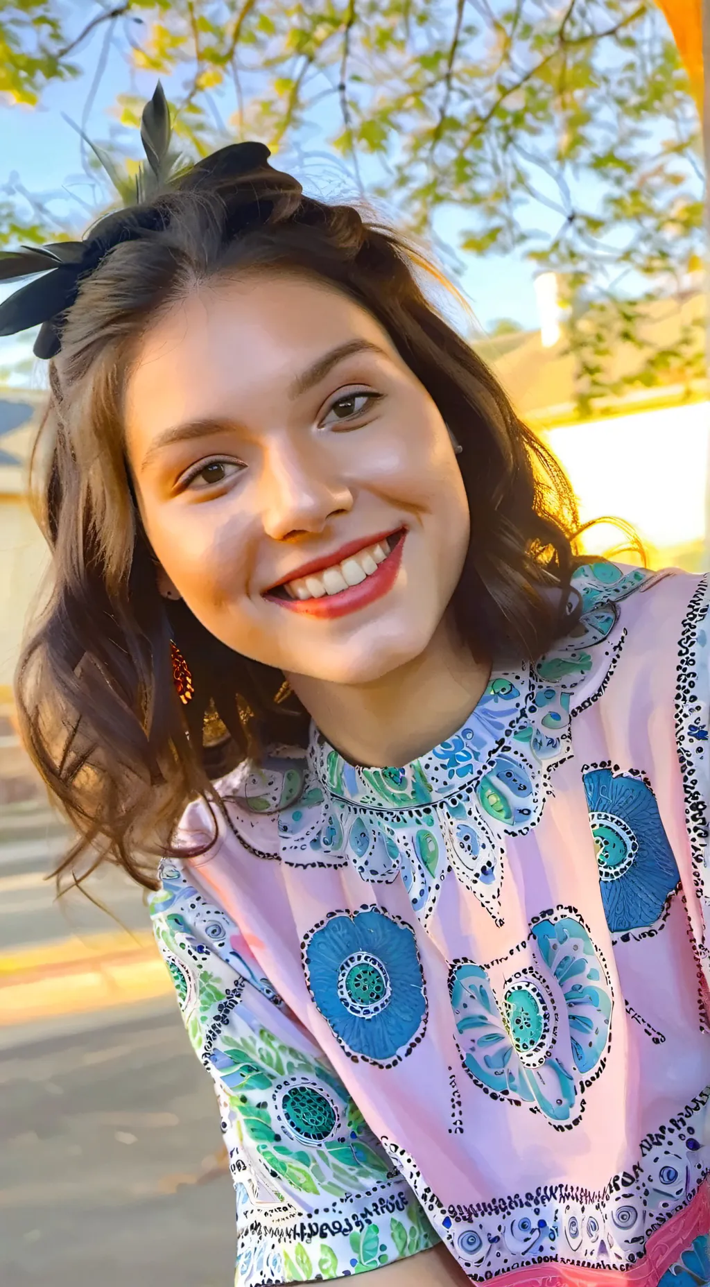 ai character: EMILY  background