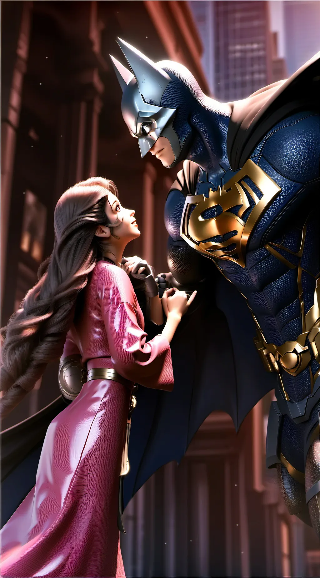 ai character: Multiverse crack  background