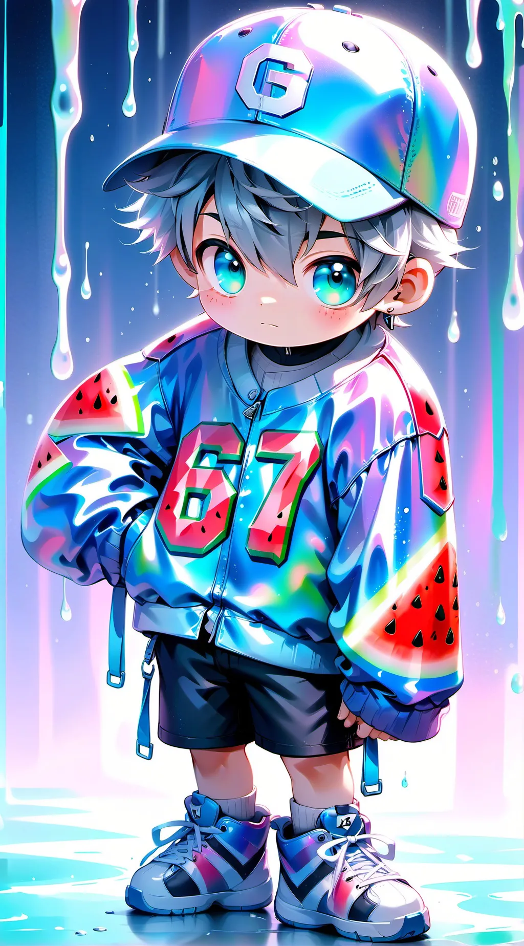 ai character: kid 67 background