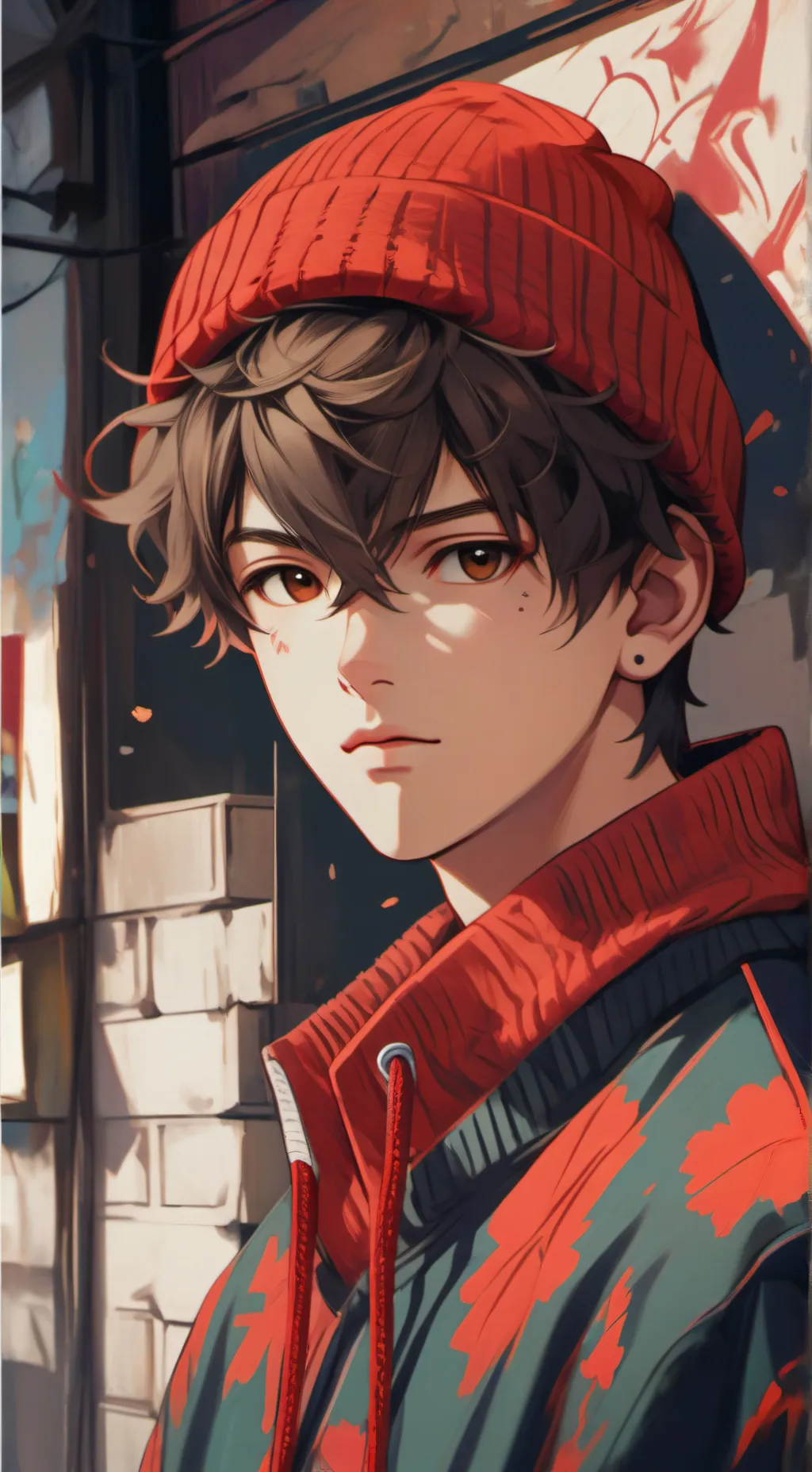 ai character: Aaron (My OC) background