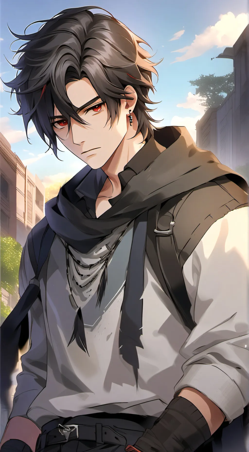 ai character: Cebastian  background