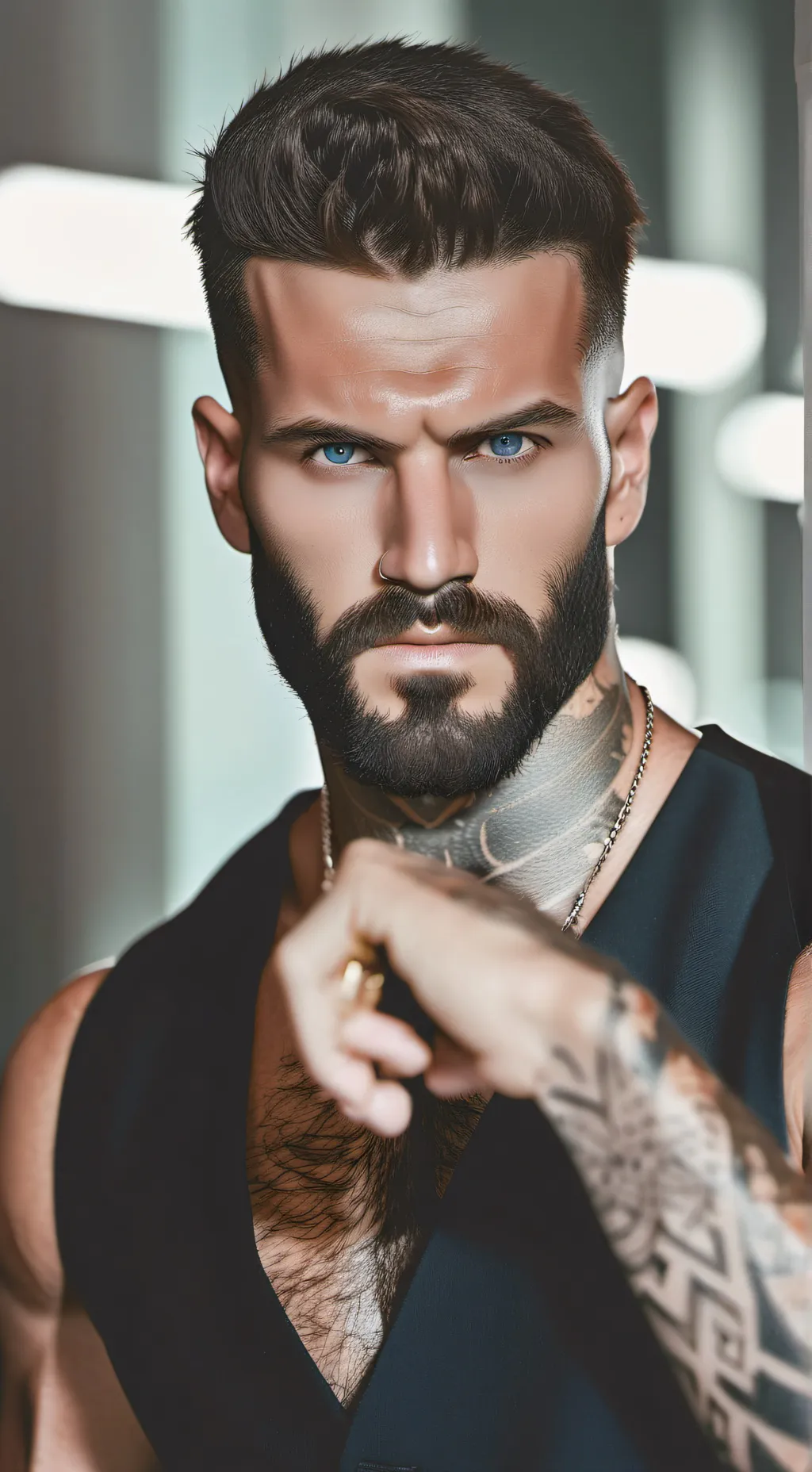 ai character: Stephen  background