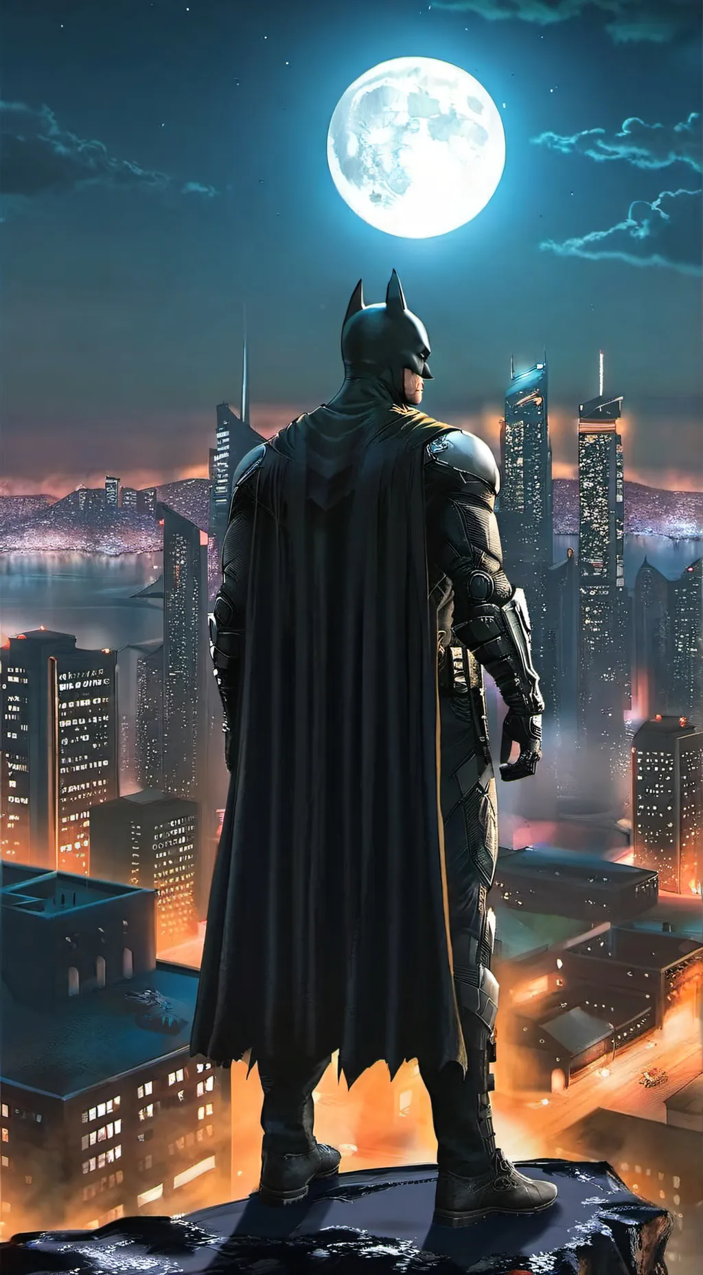 ai character: Batman background