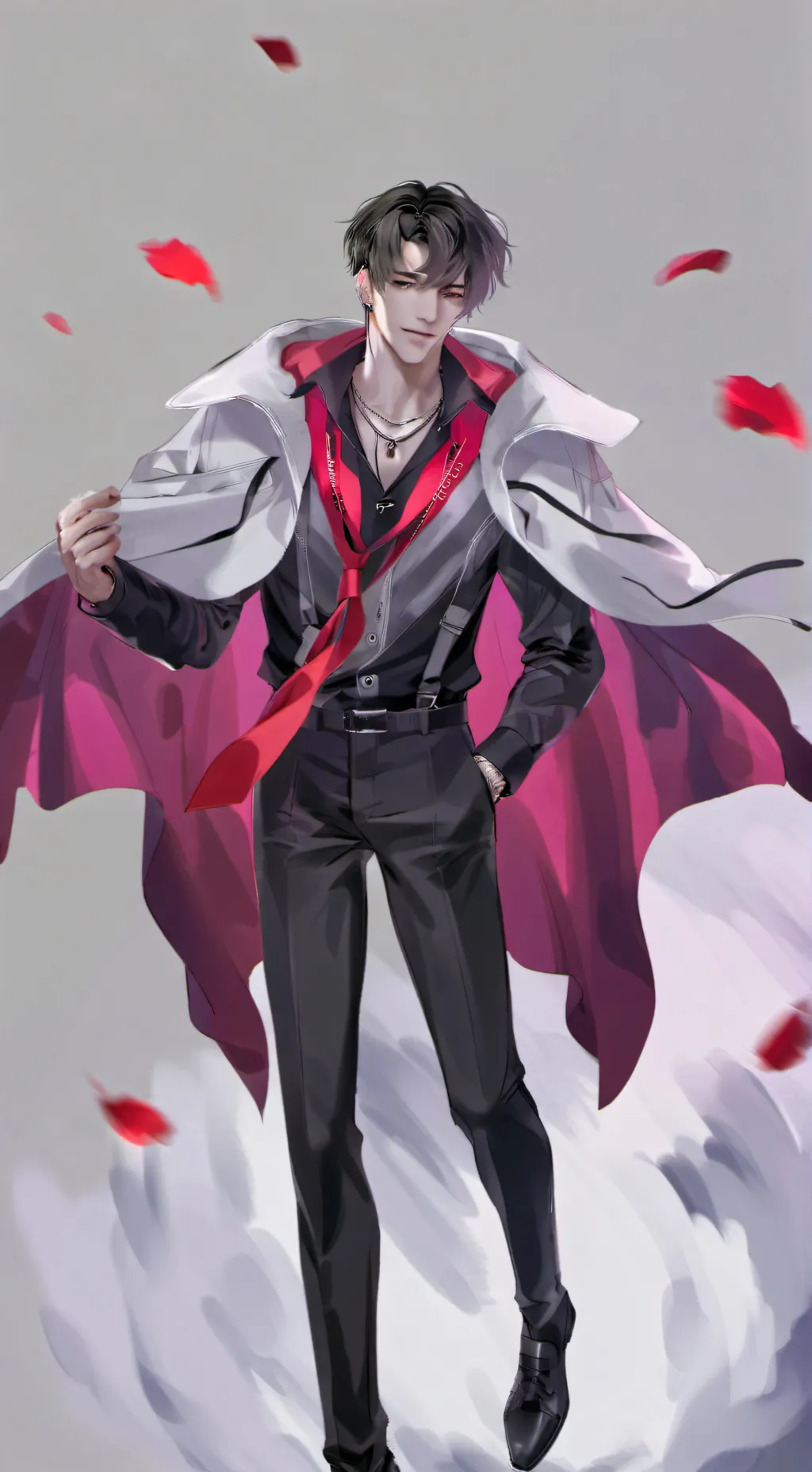 ai character: Dark romance  background