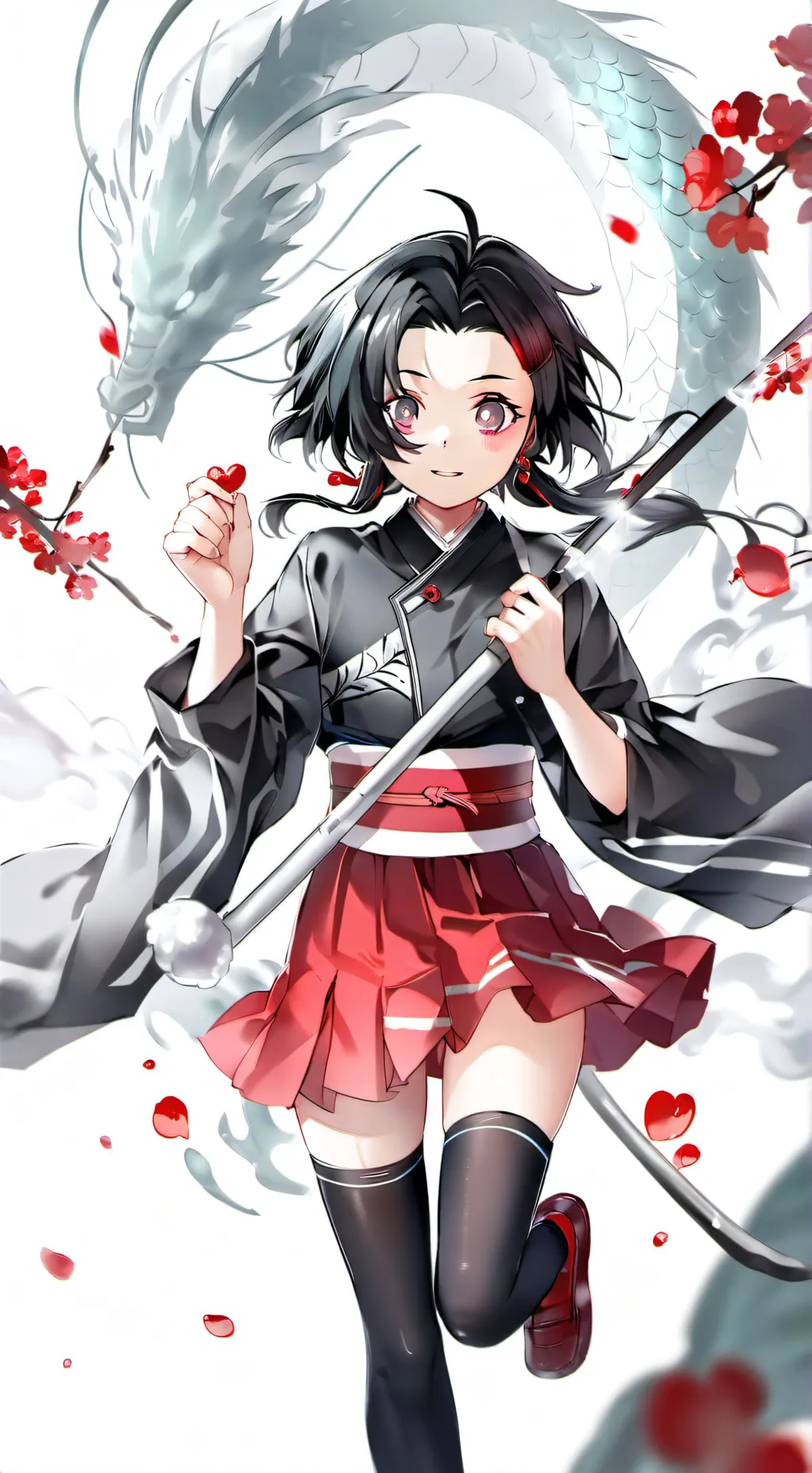 ai character: Obanai x mitsuri background