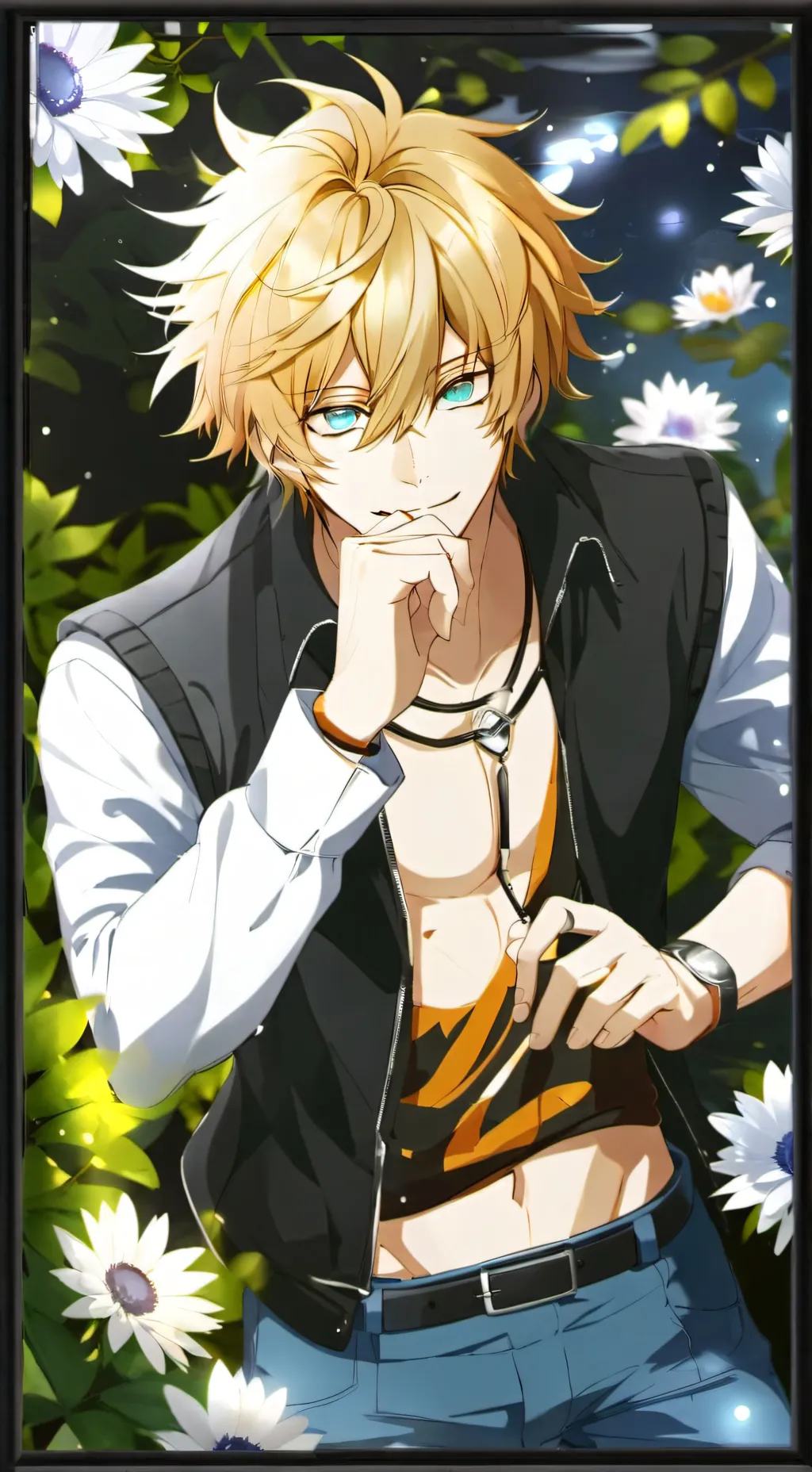 ai character: Katsuki  background