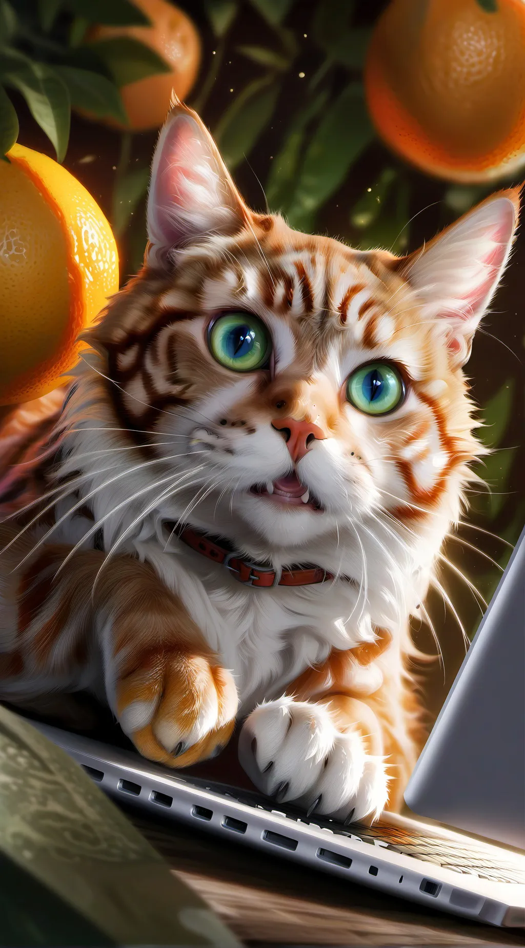 ai character: Byte Cat background