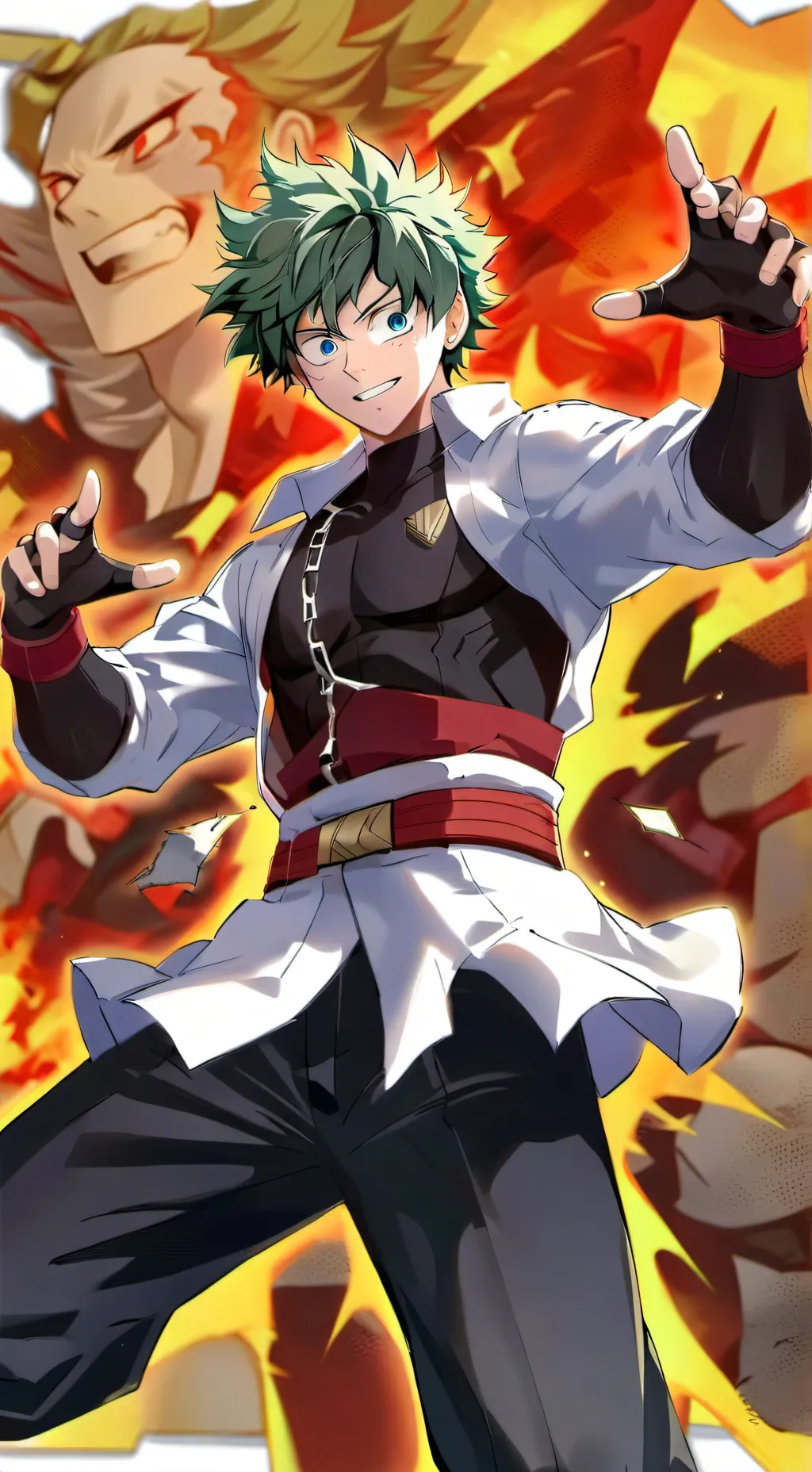 ai character: mha  background