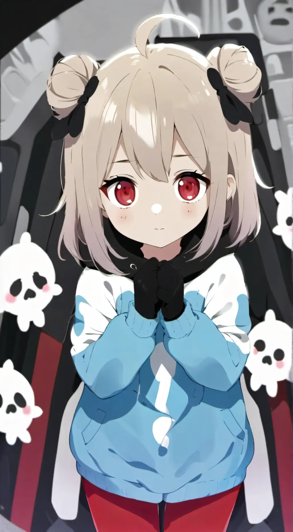 ai character: bakugo lil sister background