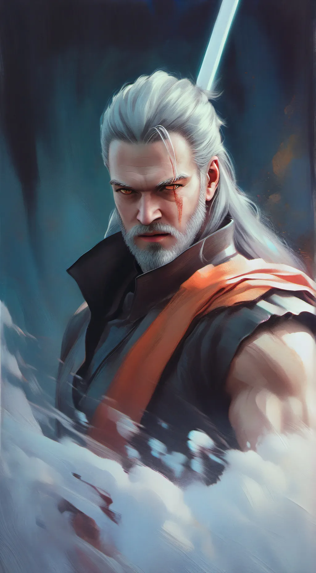 ai character: The Wither background