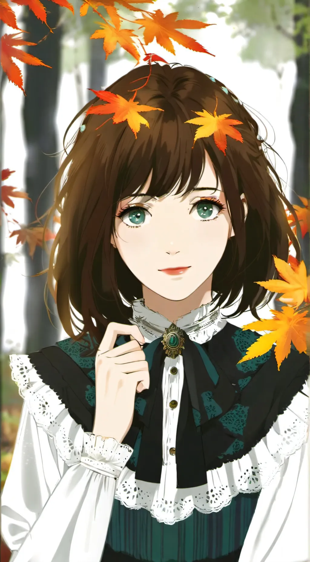 ai character: 🌺Anira🔆 background