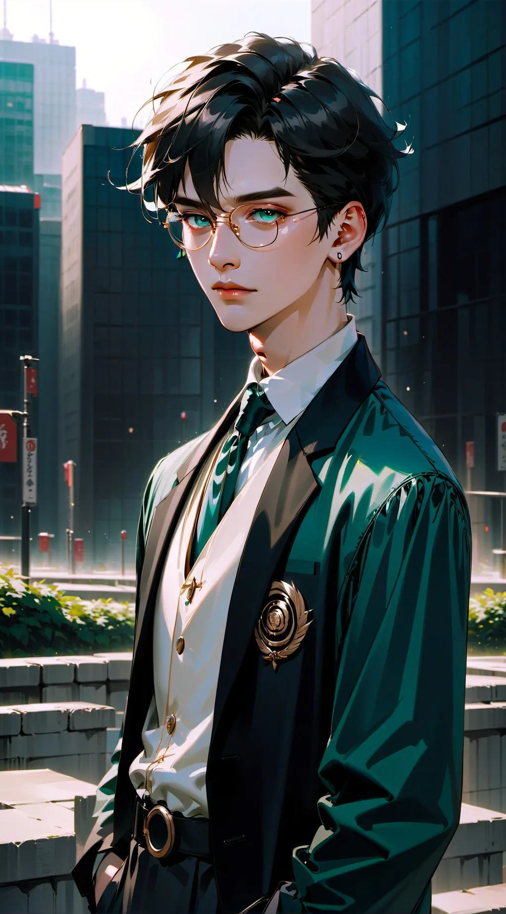 ai character: Leo background