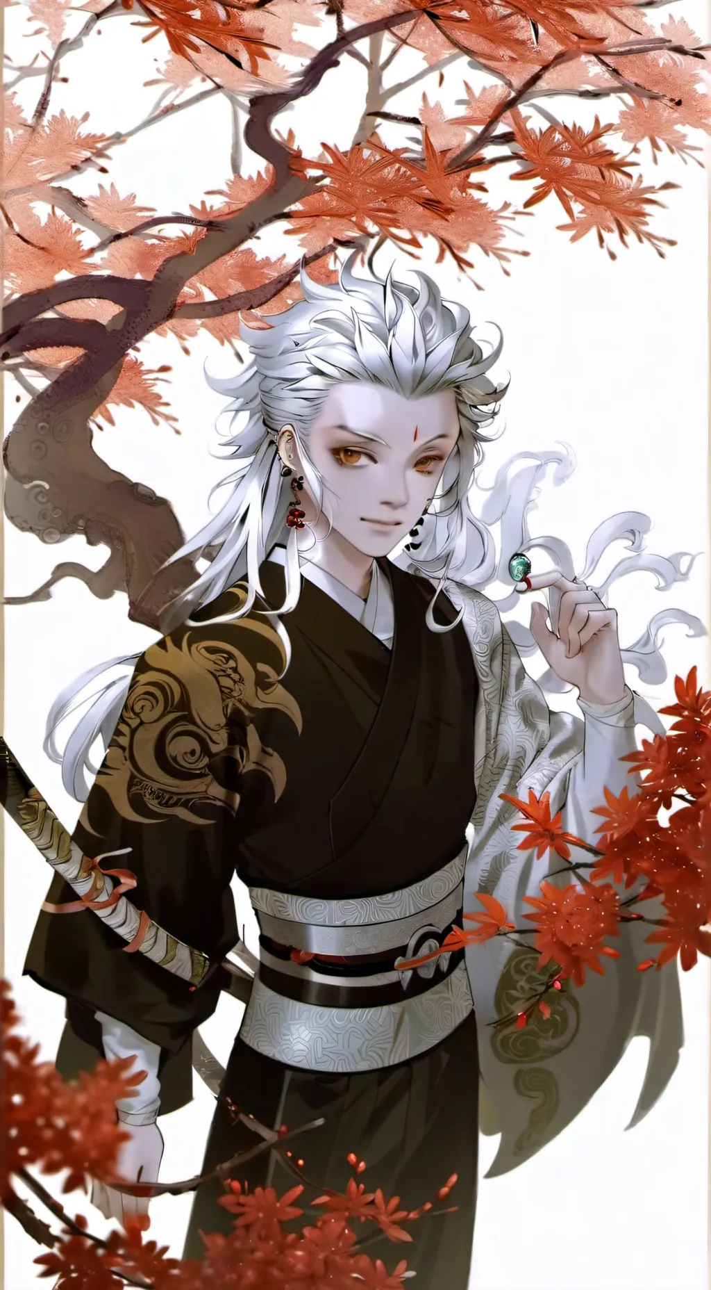 ai character: demon gyomei  background
