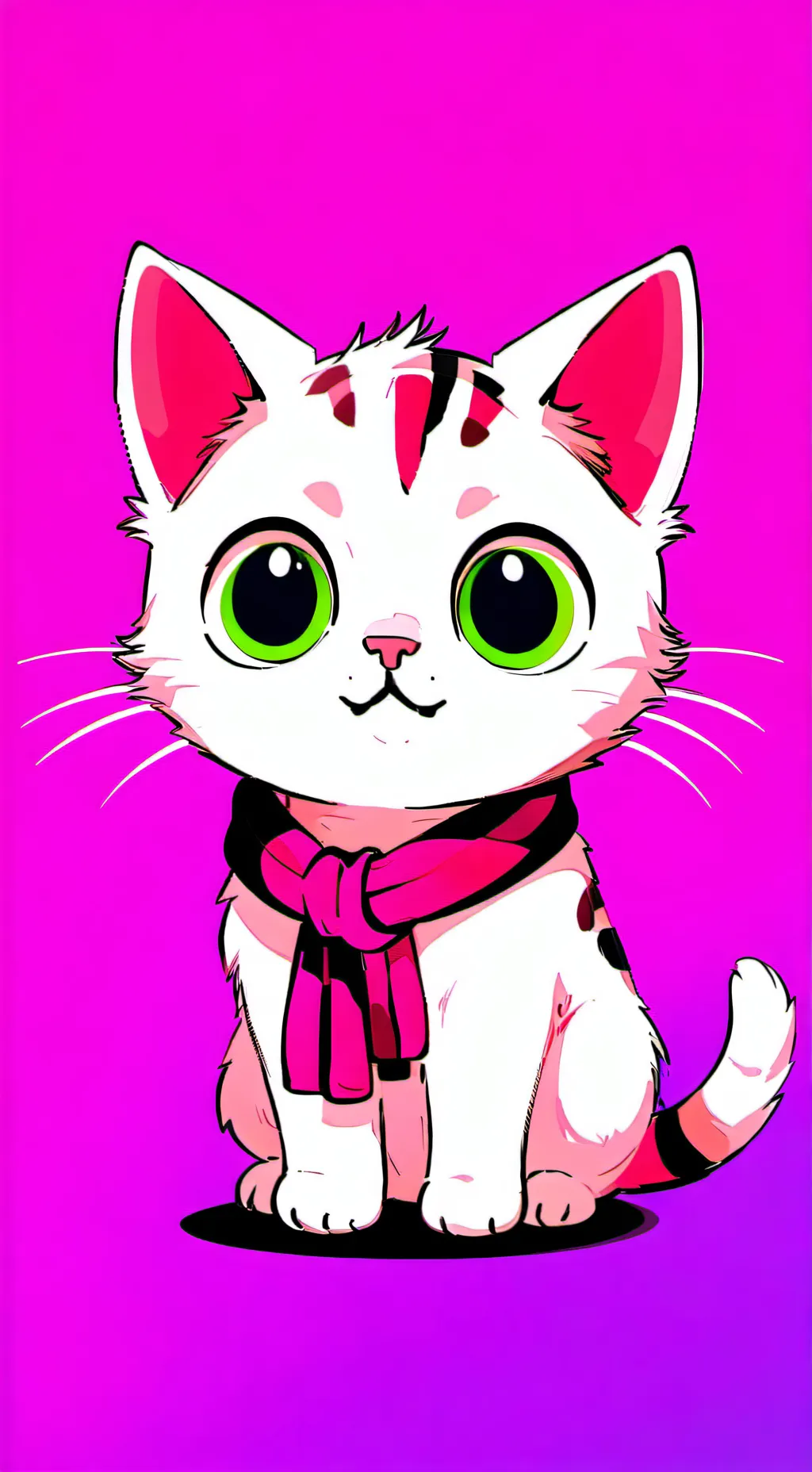 ai character: meowping  background