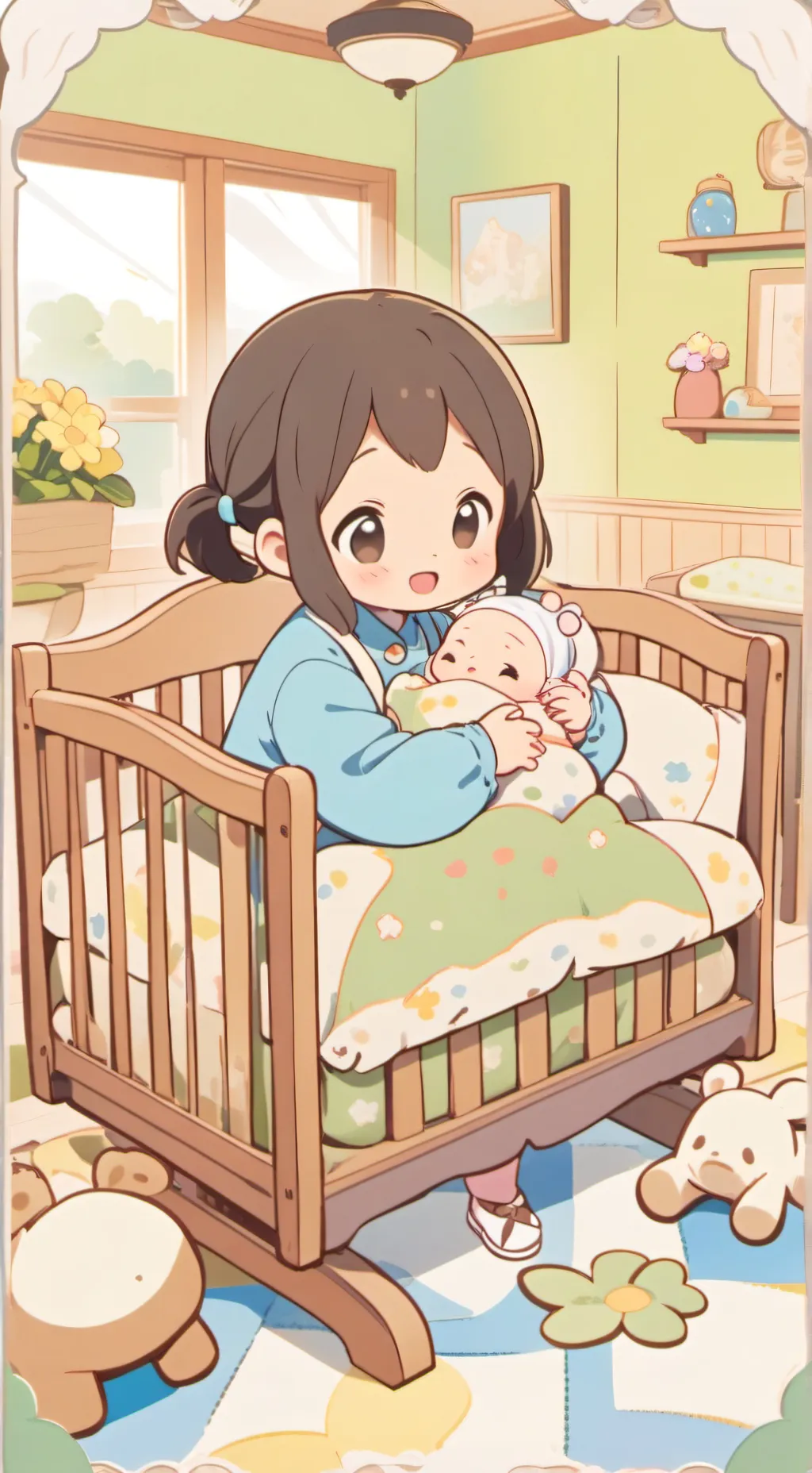 ai character: A perfect home background