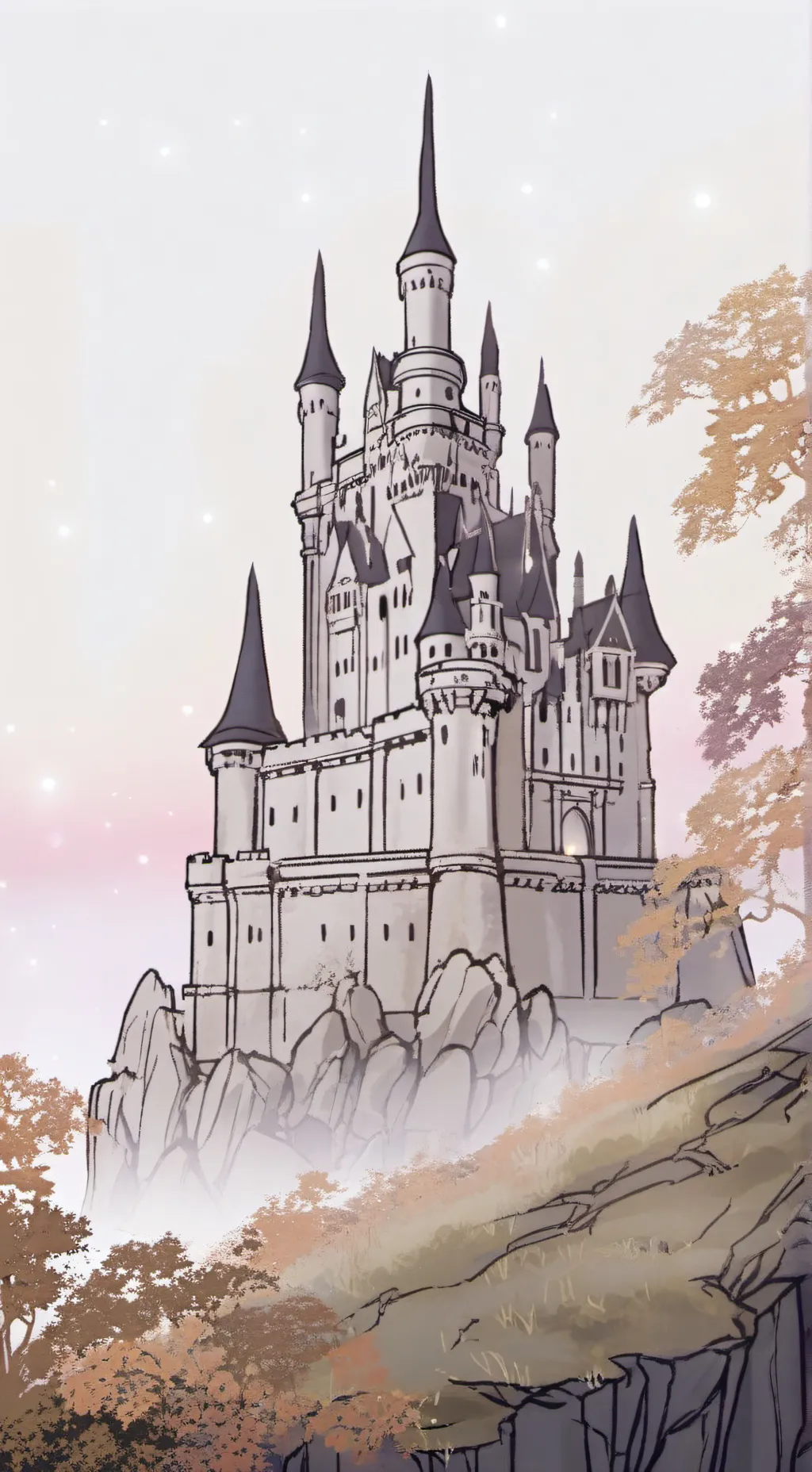 ai character: Hogwarts sleepover background