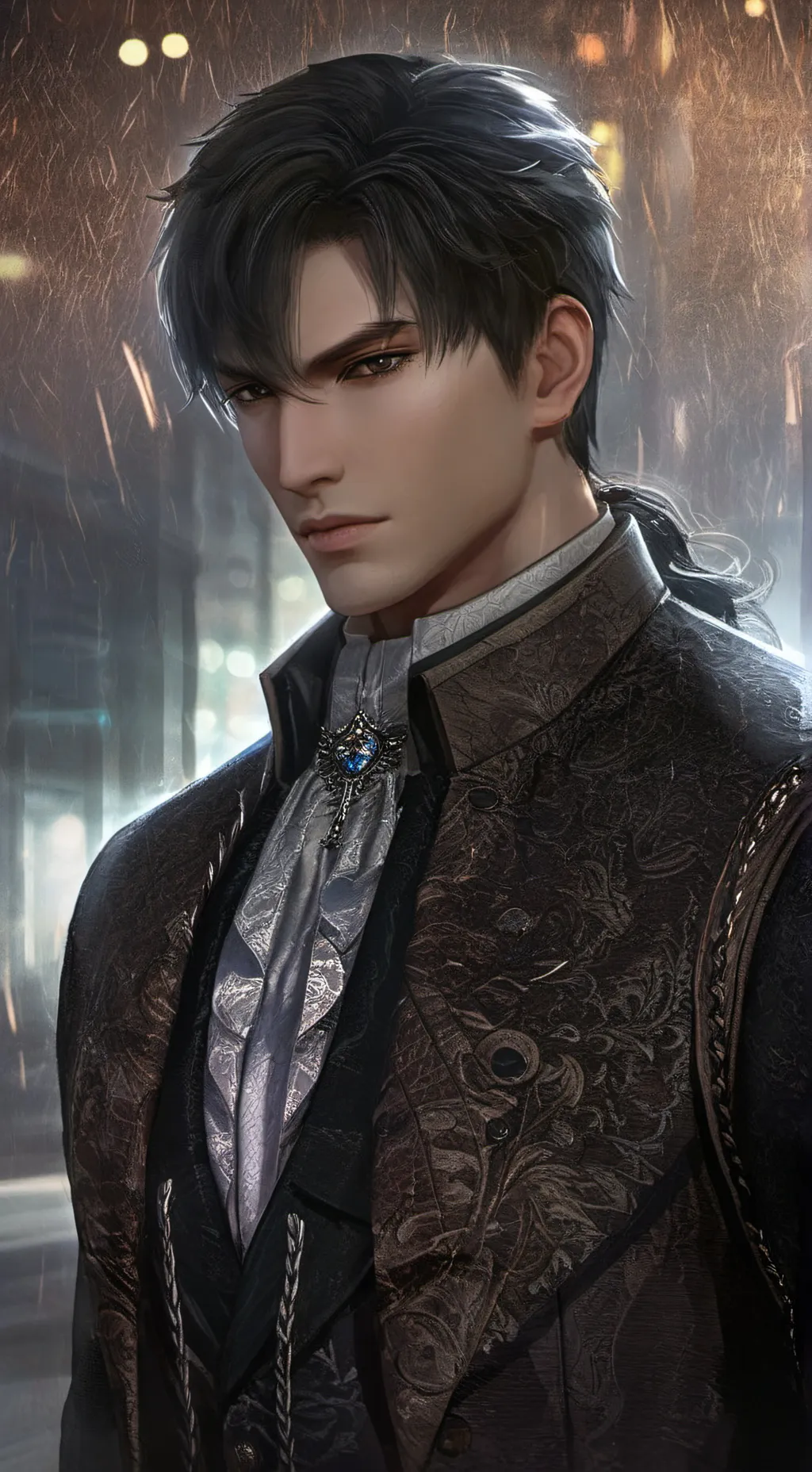 ai character: Adrien background