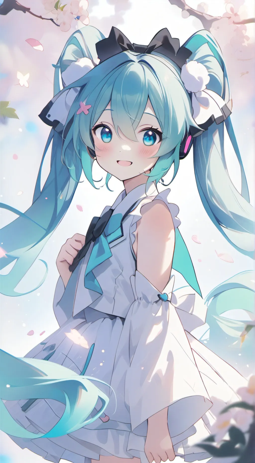 ai character: Miku background