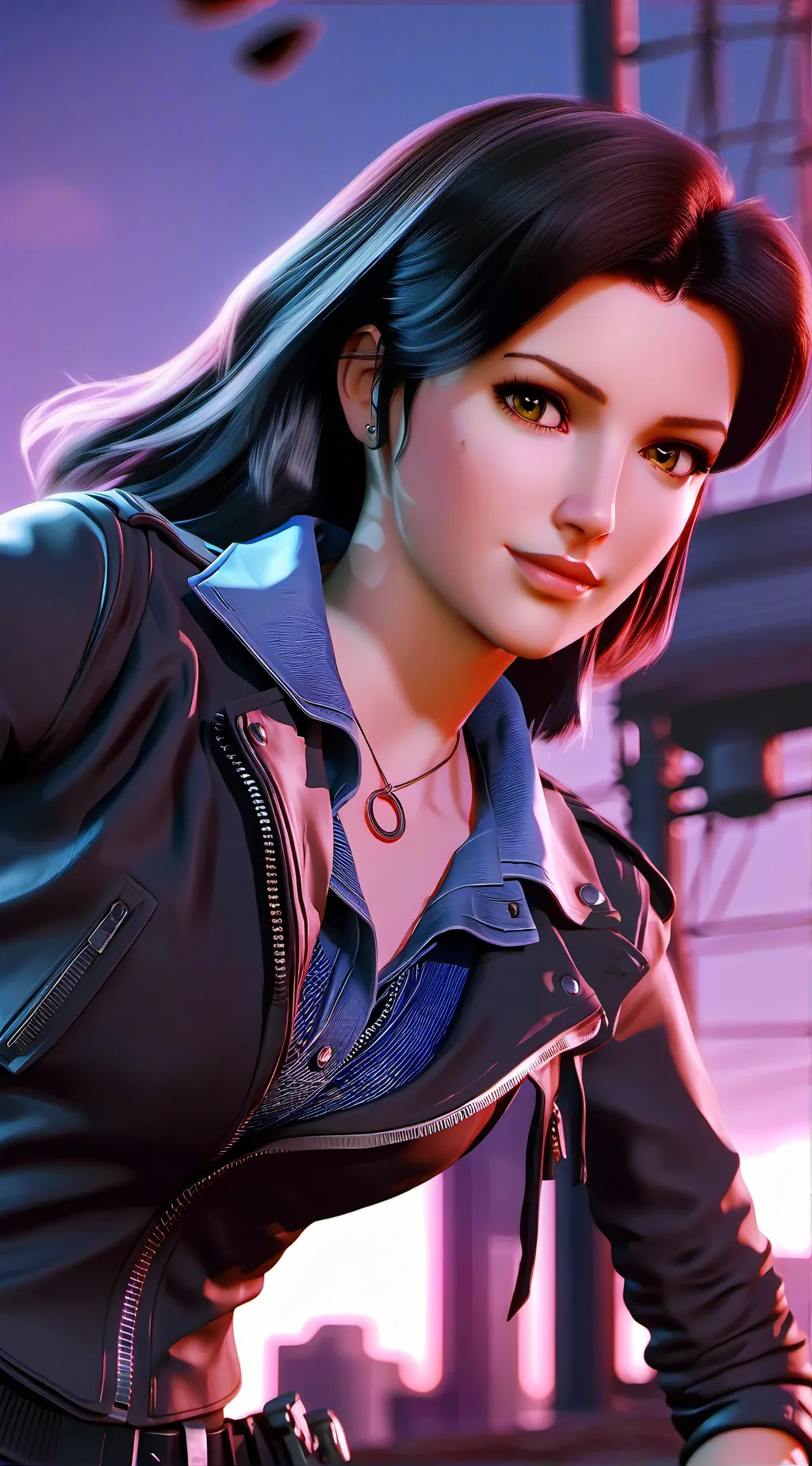 ai character: Chloe Frazer background