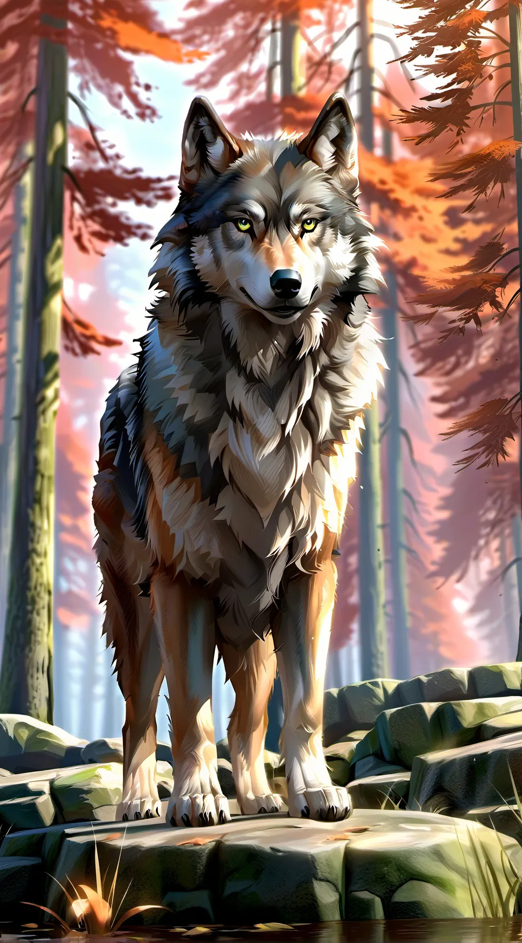 ai character: HIII  background