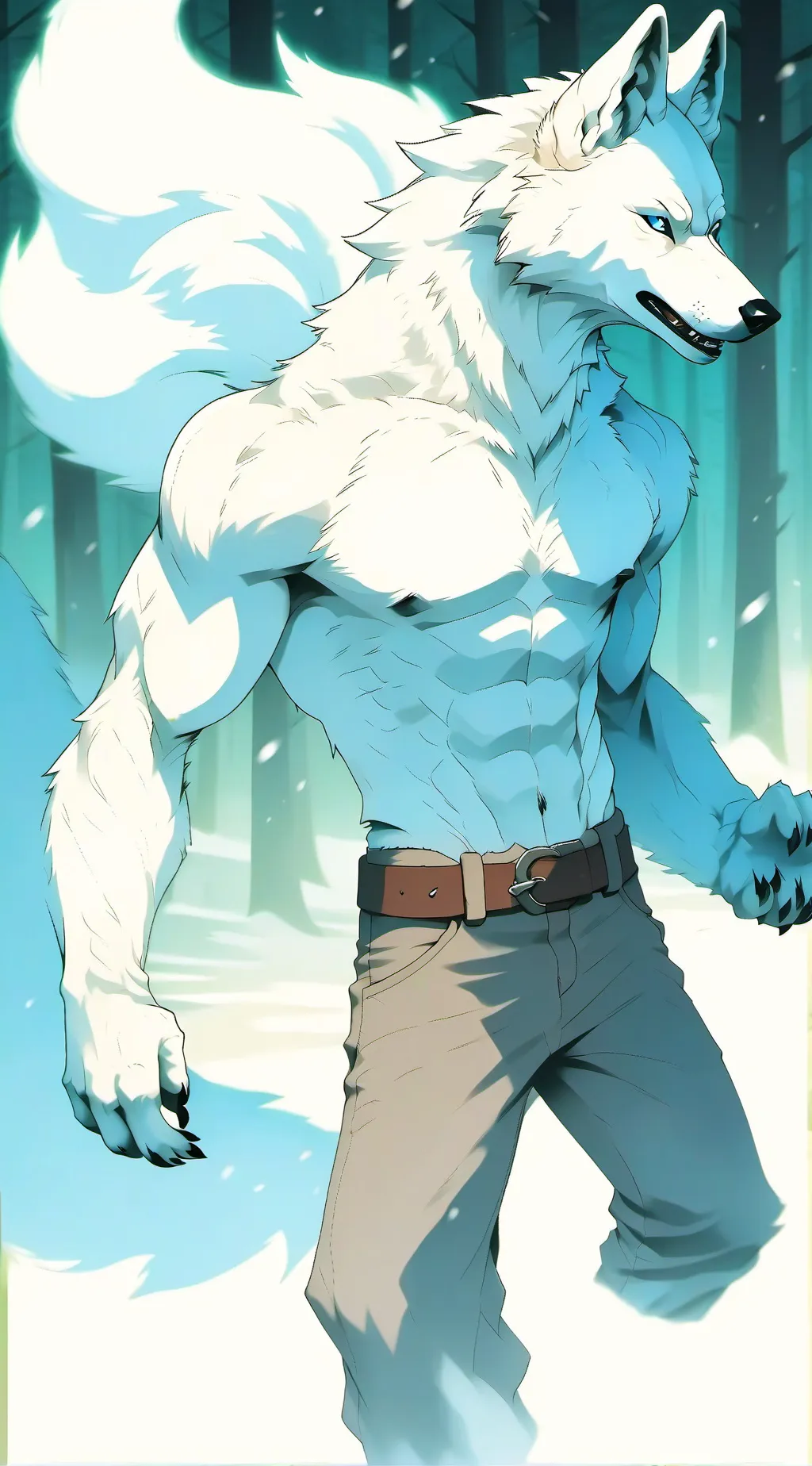 ai character: Fenrir background