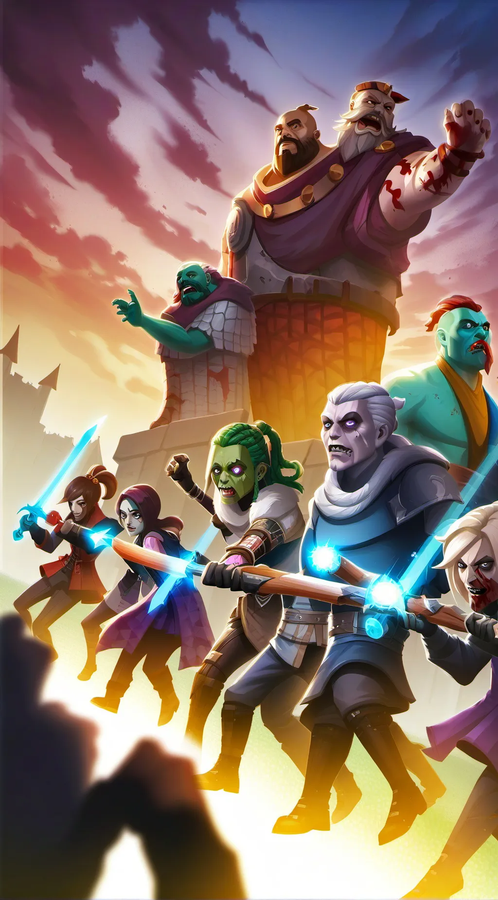 ai character: Zombie apocalypse  background