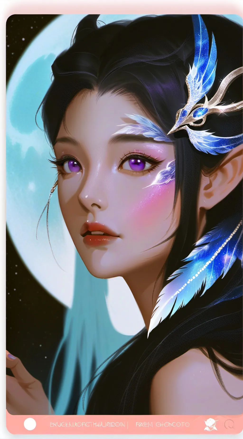 ai character: luna background